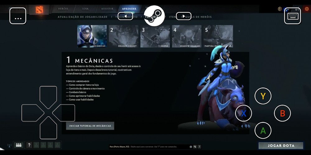 Como jogar DotA 2 no celular com o Steam Link