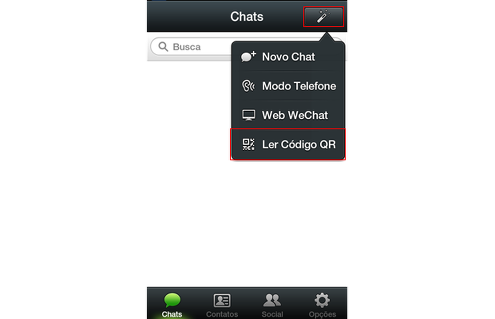 Como usar o WeChat no computador