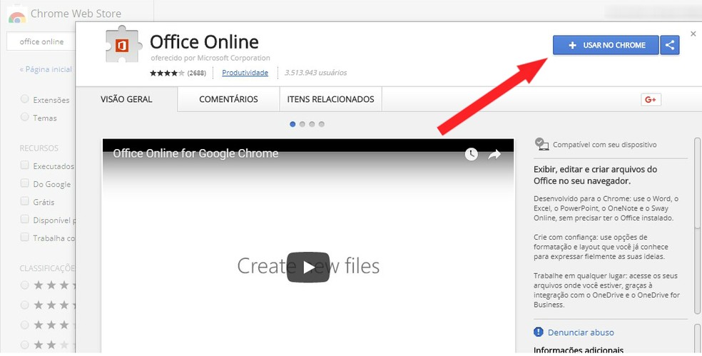 Como salvar documentos do Office diretamente no Google Drive