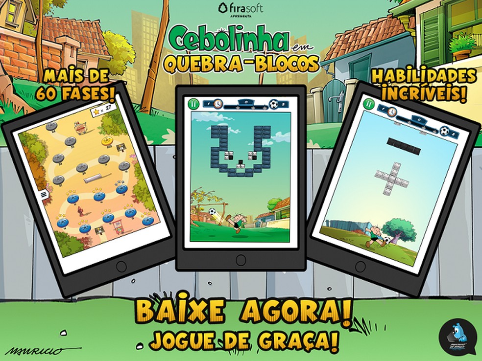 Lista traz 10 jogos da Turma da Mônica para Android e iPhone
