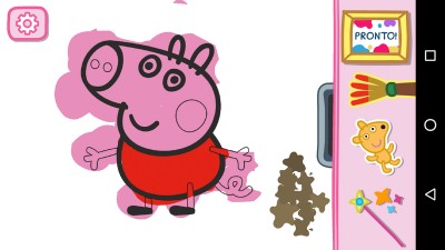 Desenho da Peppa Pig Pinturas Como Pintar online Porquinha rosa Jogo Desenho  da peppa e george 