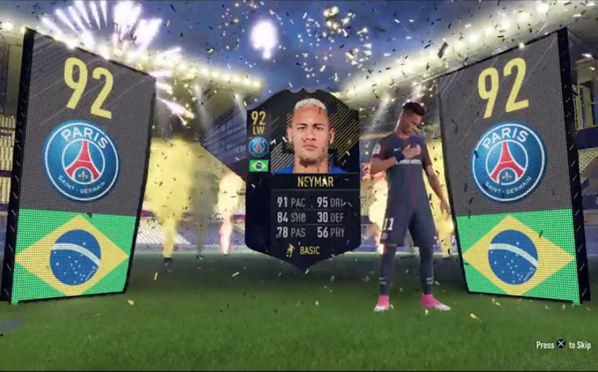 Neymar jr fifa top 18