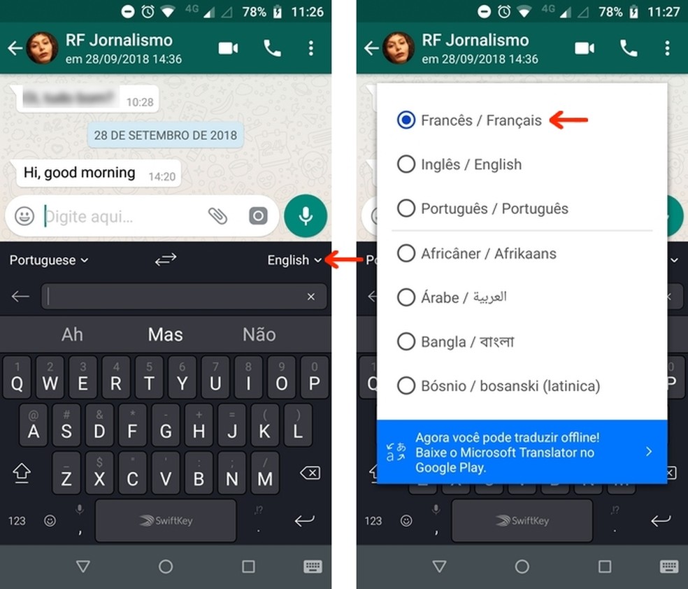 Microsoft Hub Keyboard chega ao Android e inclui tradução de mensagens  redigidas 