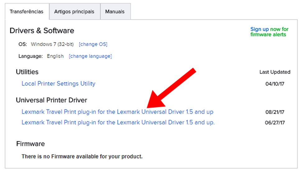 Como baixar e instalar o driver da impressora Lexmark E120