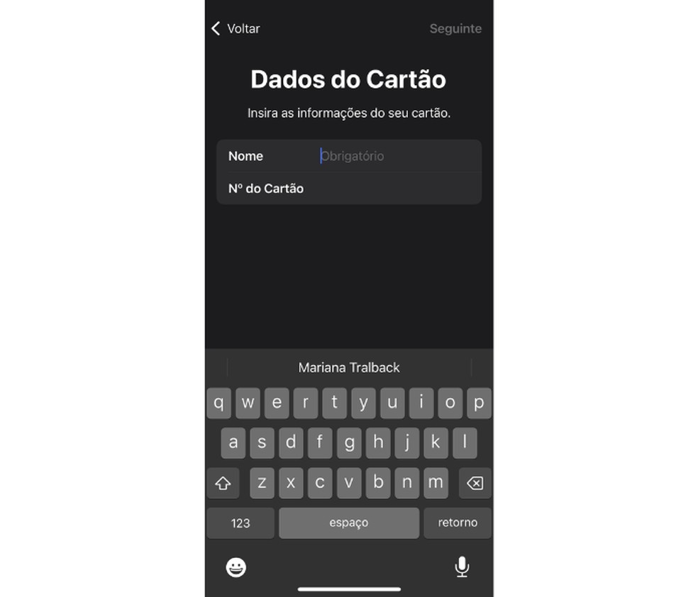  Reprodução/Mariana Tralback