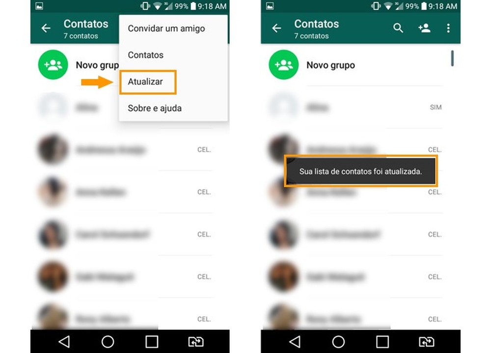 Contatos Do Whatsapp Sumiram E Nomes Não Aparecem Veja Como Recuperar 7944