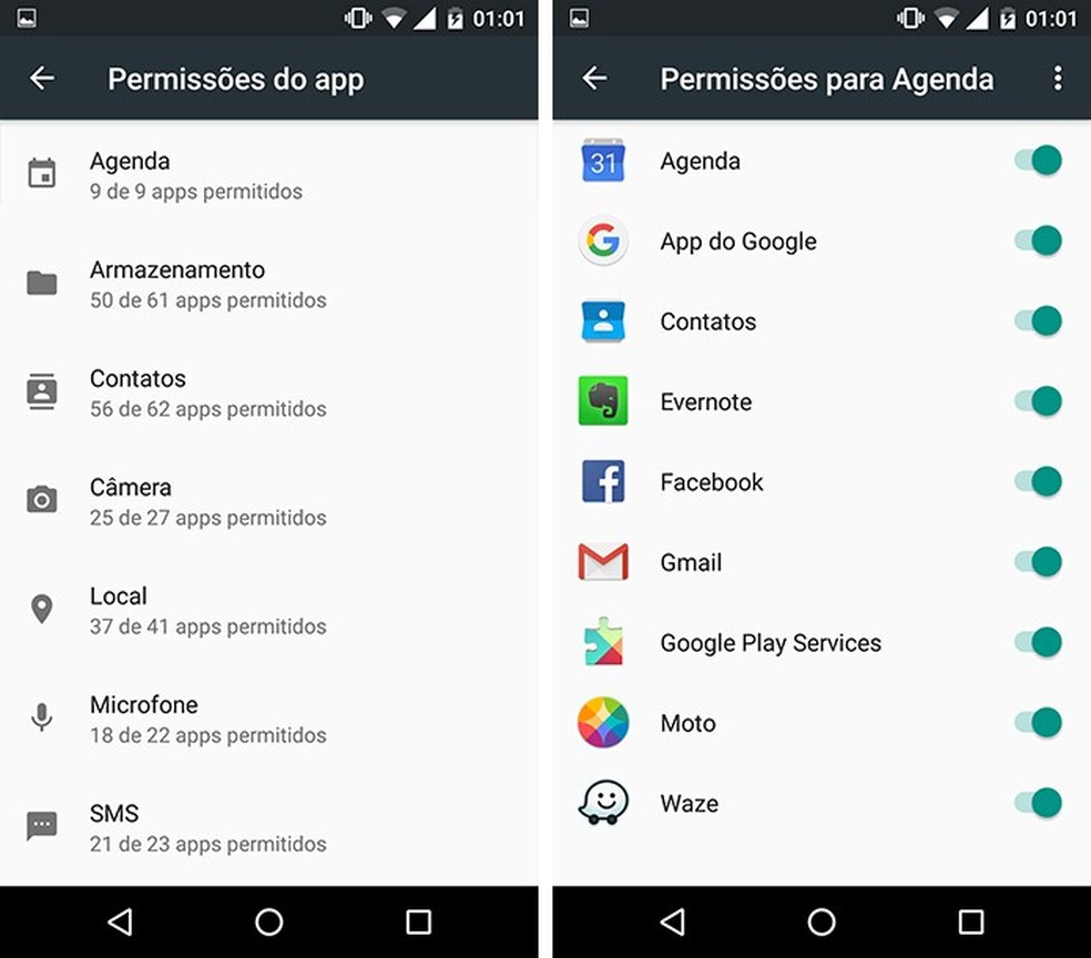 Permissões de aplicativos Android e práticas recomendadas