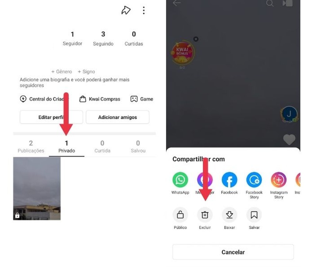 Como apagar vídeo do Kwai? Veja o guia completo para excluir