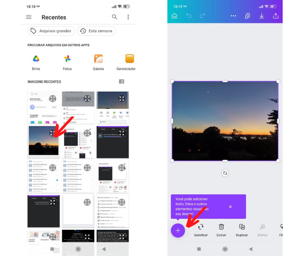 Como colocar áudio no Canva pelo celular