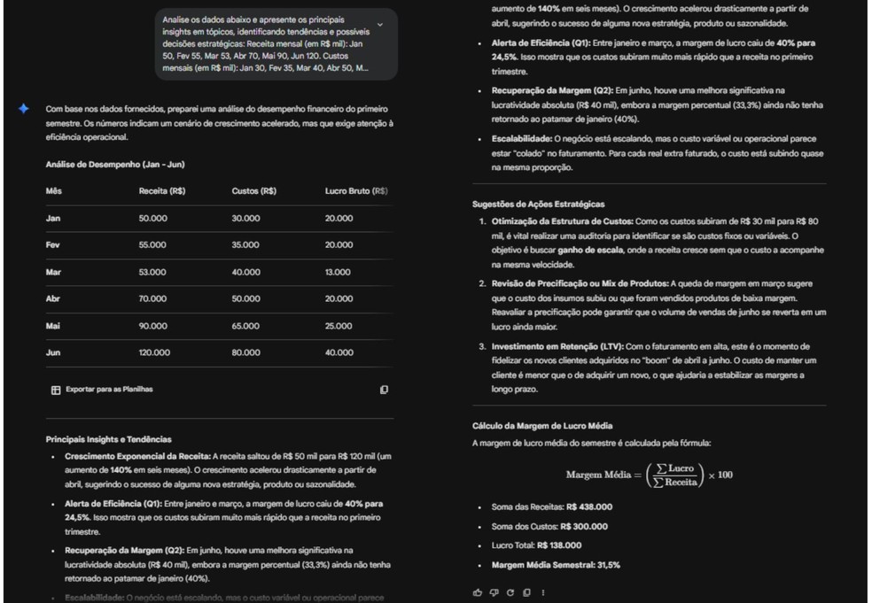  Reprodução/Gemini por Késya Holanda