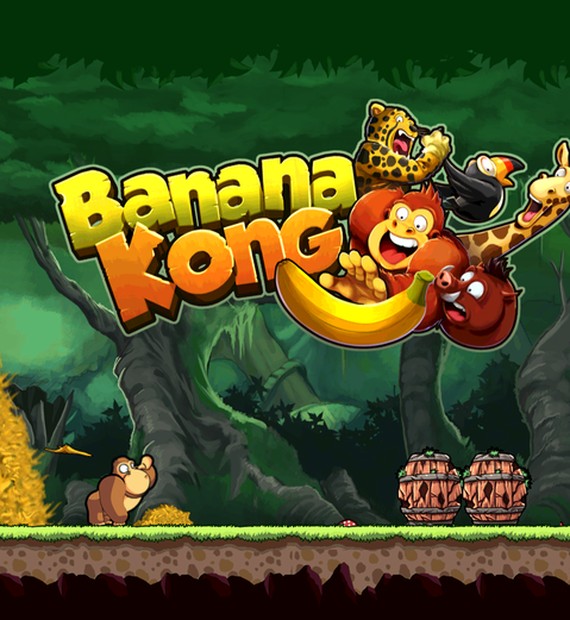 Macaco com chip joga game a troco de banana. Vídeo