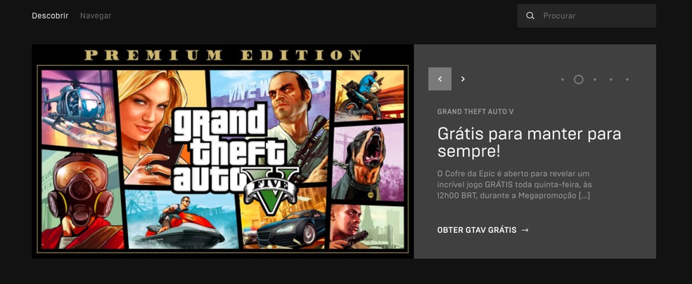 Como baixar GTA 5 grátis para PC: saiba fazer download na Epic Games