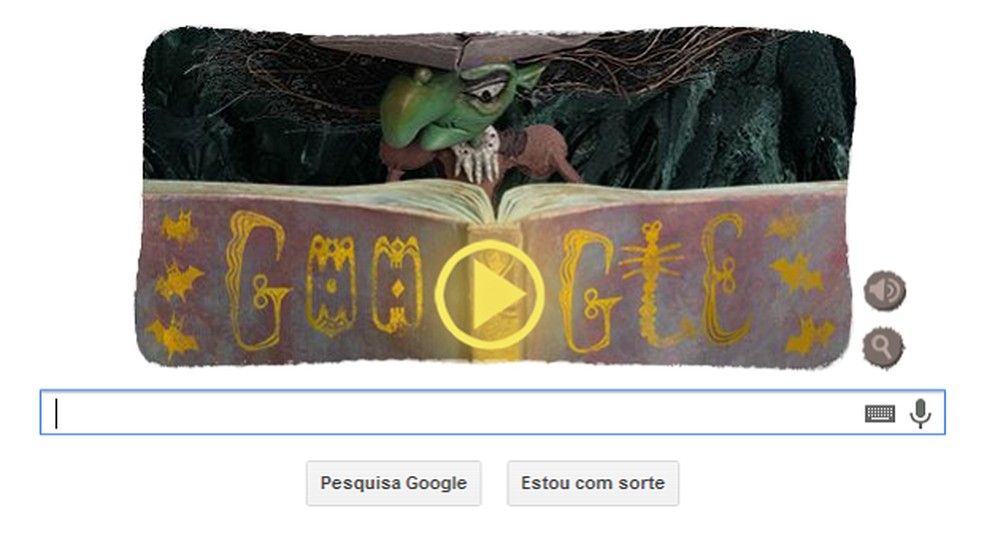 Como acessar o doodle e o jogo do dia das bruxas do Google - Olhar