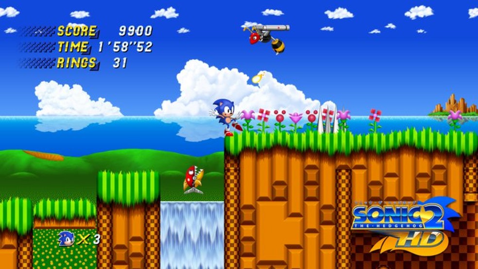 Com três zonas completas, demo de Sonic 2 HD já está disponível