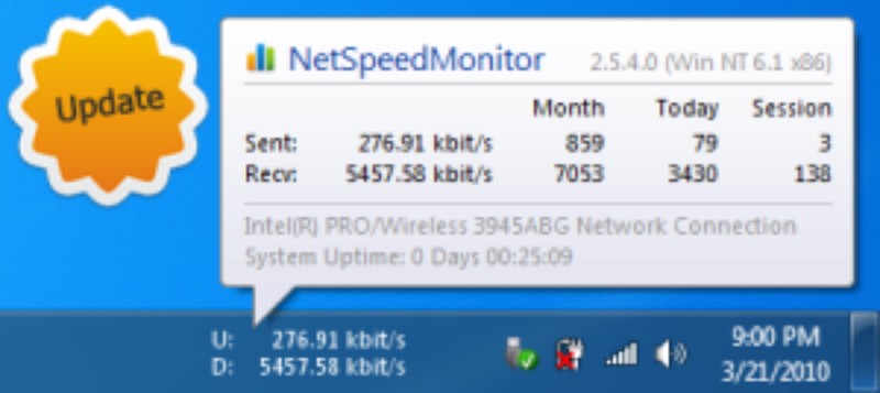 NetSpeedMonitor | Software | TechTudo