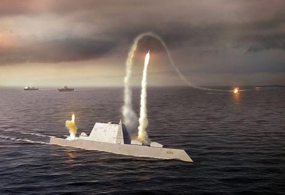Marinha norte-americana desenvolve navio de guerra mais avançado do mundo