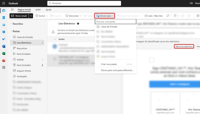 Onde fica a caixa de spam no Outlook? Saiba encontrar
