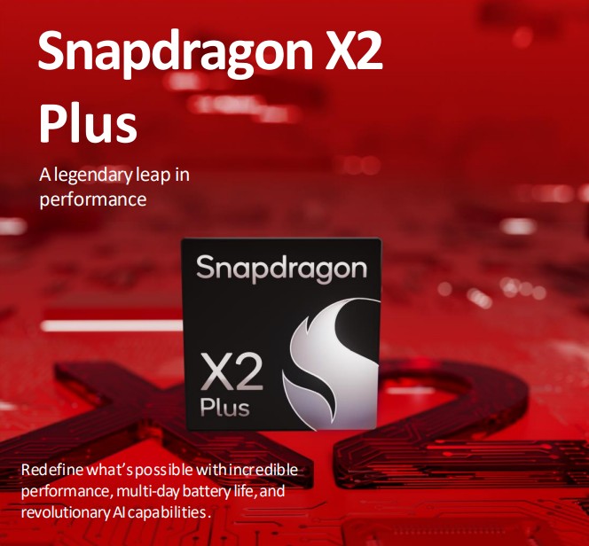 CES 2026: Snapdragon X2 Plus promete notebooks livres da tomada por dias