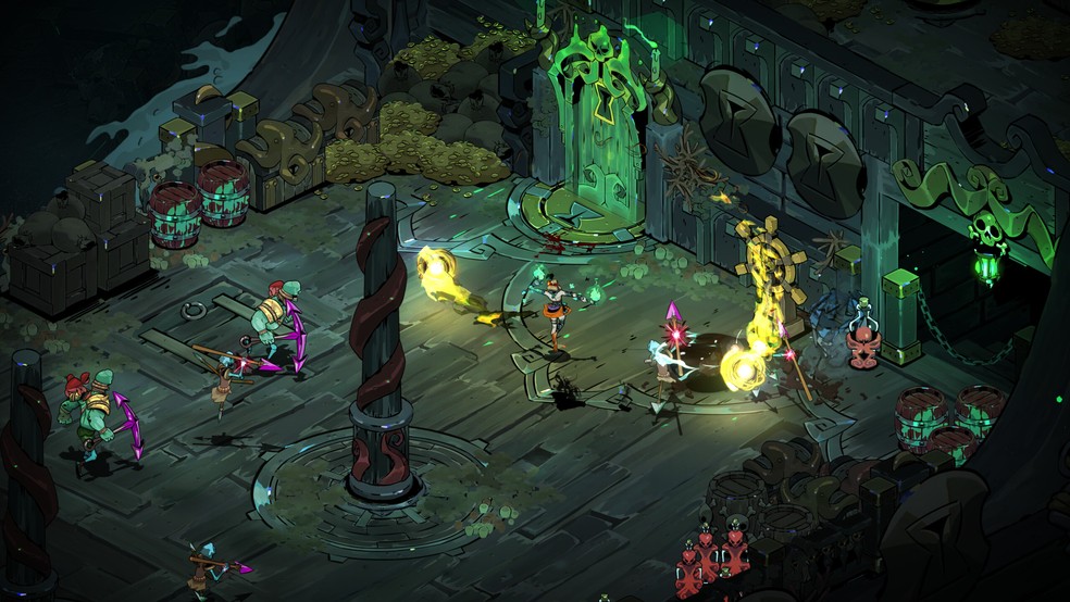Em Hades 2 os jogadores precisam derrotar Cronos — Foto: Reprodução/Steam