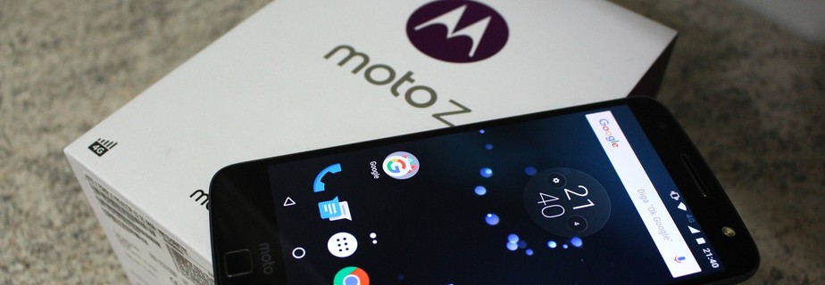 Acesso a caracteres especiais- moto z