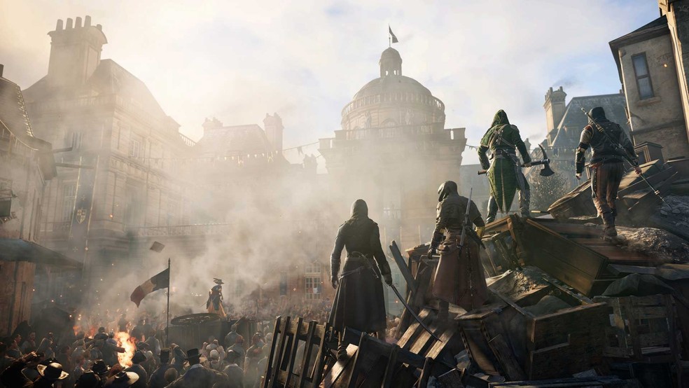Assassin's Creed Unity é o "pior" jogo da franquia de acordo com o site agregador de críticas Metacritic — Foto: Divulgação/Ubisoft