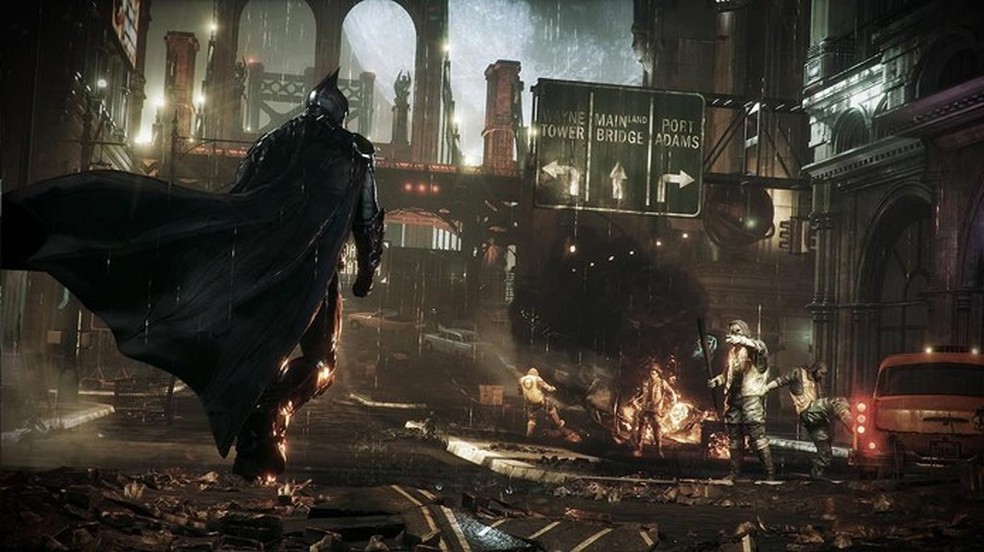 Batman: Arkham Knight faz parte da famosa trilogia do Cavaleiro das Trevas para os videogames  — Foto: Reprodução/Steam