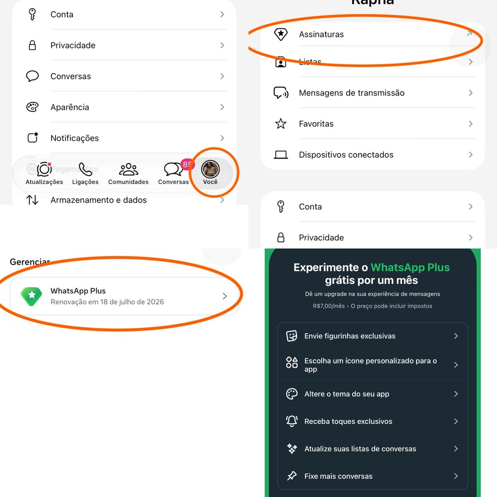  Reprodução / WhatsApp