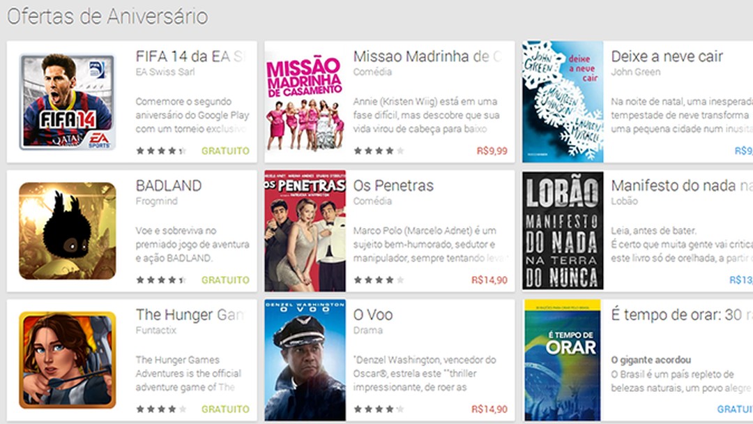 Google Play: Apps, músicas, filmes e livros em um só lugar - Giz Brasil