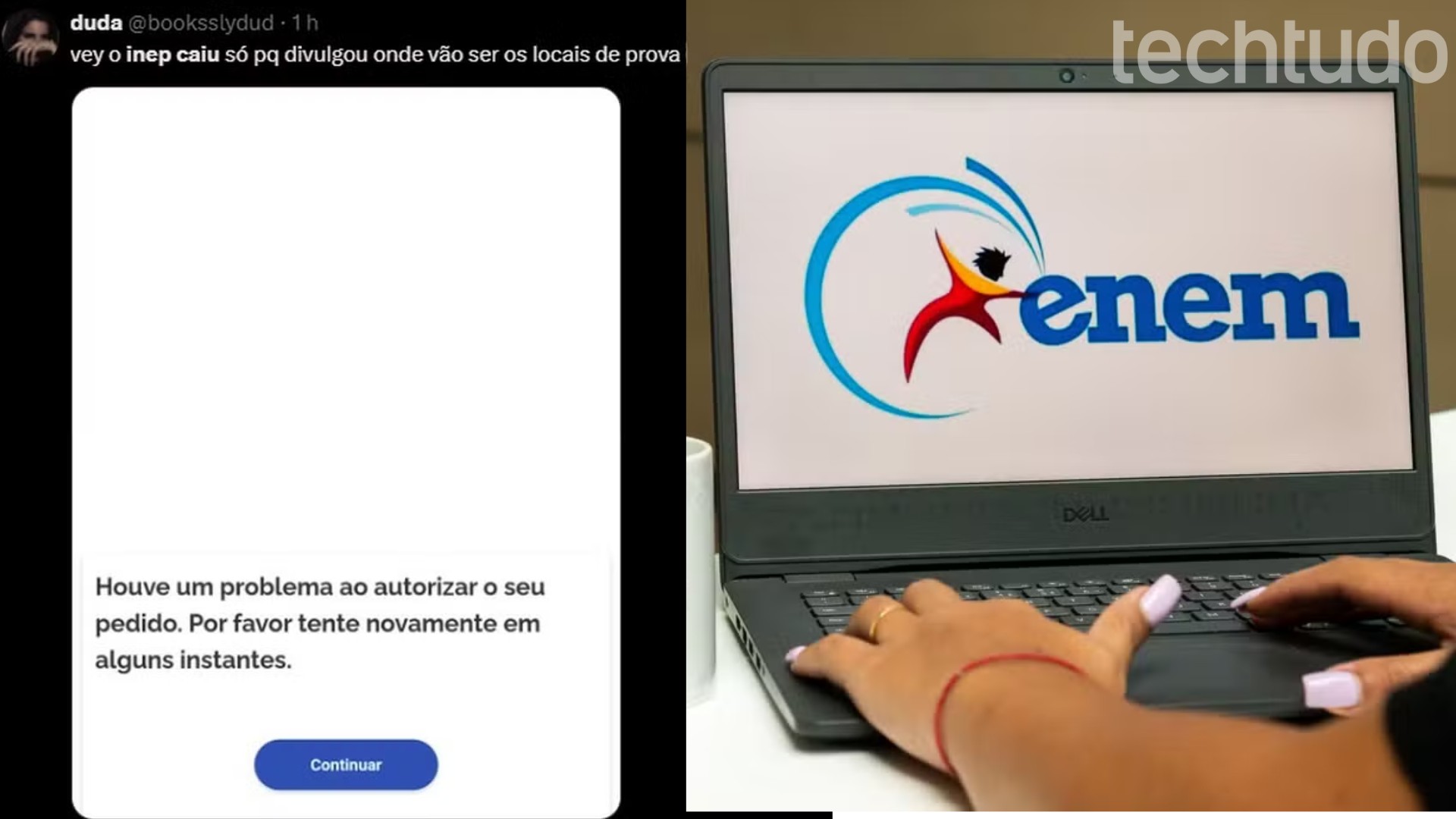 Local de prova do Enem: usuários relatam instabilidade no site após divulgação