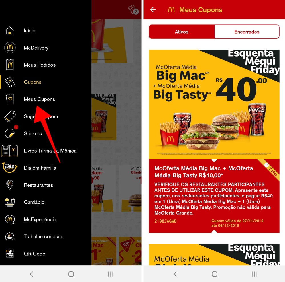 Black Friday McDonald's: como ativar a promoção Méqui Friday com o app