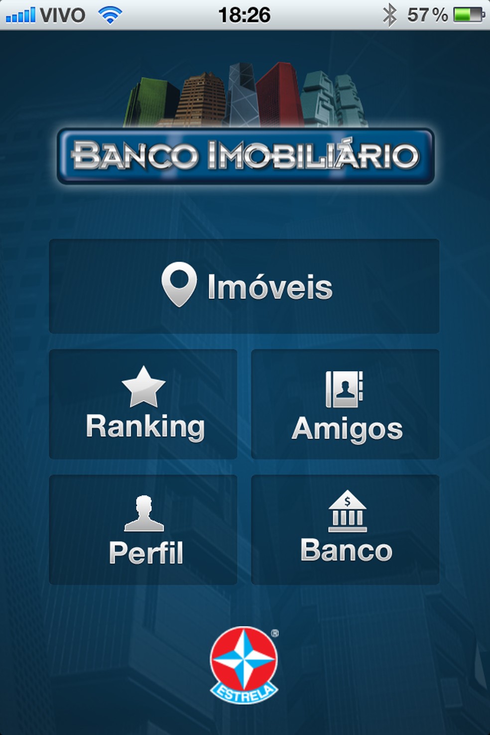 Jogo Banco Imobiliário com aplicativo - Estrela - Estrela