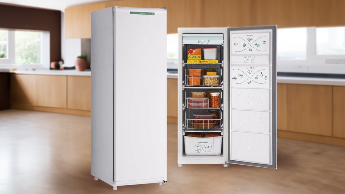 Freezer vertical com 110 V: 5 opções espaçosas para armazenar alimentos