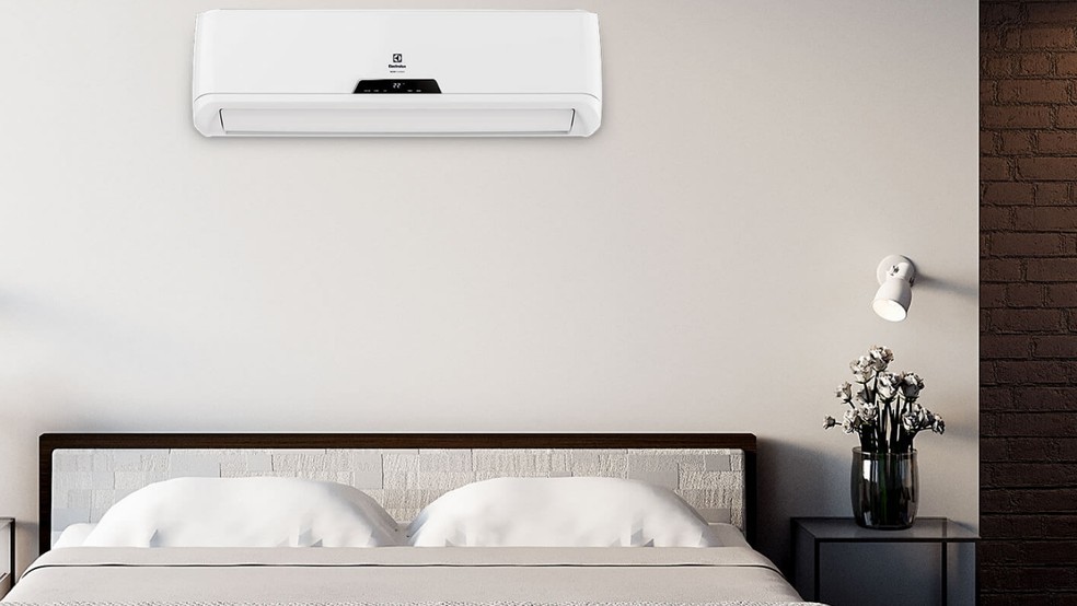 Ar-condicionado de parede é mais potente, mas requer instalação trabalhosa — Foto: Reprodução/Electrolux