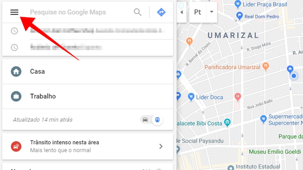 Minha localização no Google Maps está totalmente imprecisa (OBS