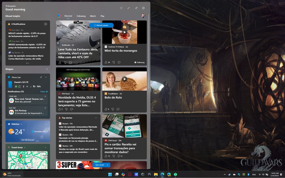  Reprodução/Daniel Trefilio