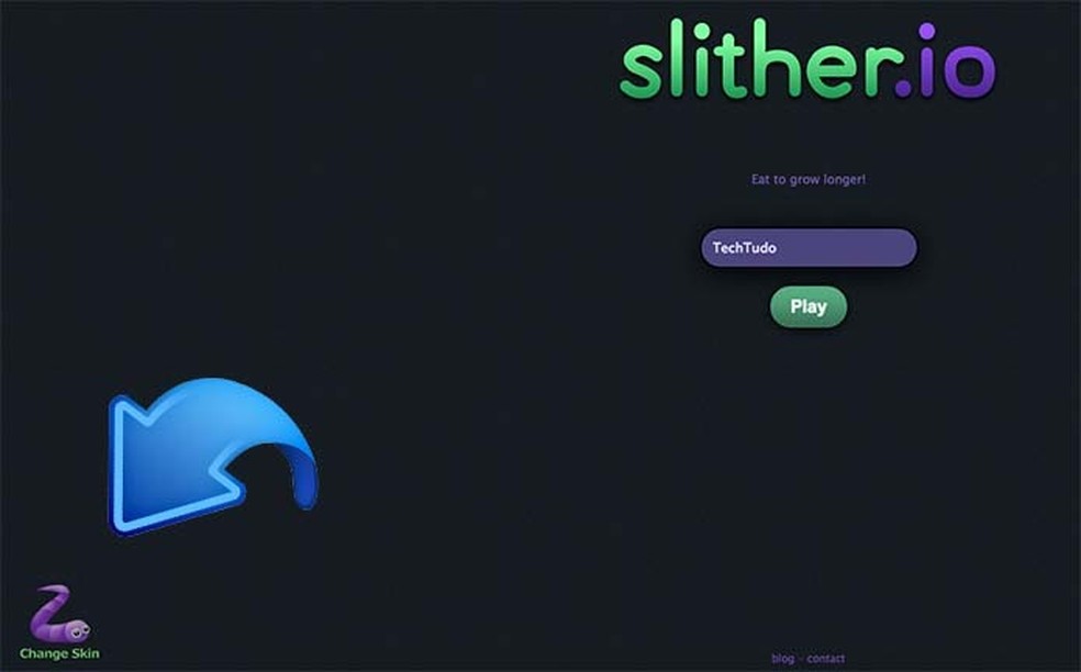 Como mudar a skin da 'cobrinha' de Slither.io no PC