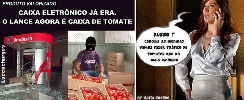 Piadas com o tomate viraram hit na web (Foto: Reprodução/Facebook) — Foto: TechTudo