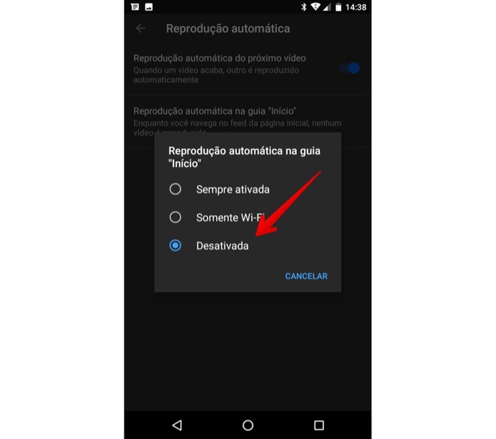 YouTube: como desativar a reprodução automática de vídeos no celular