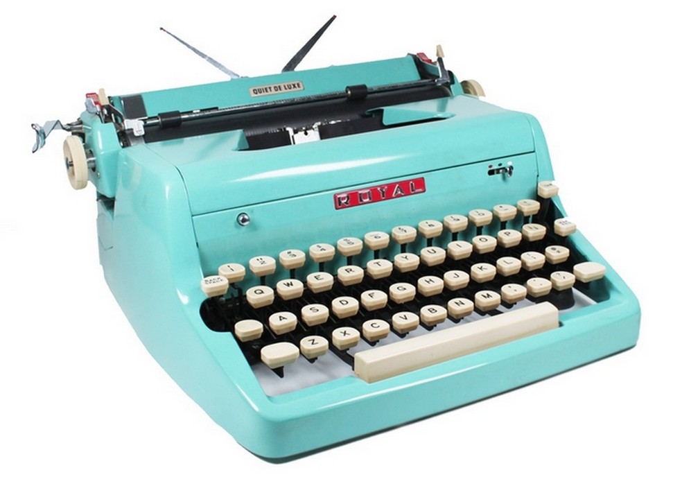Máquina de escrever com teclado QWERTY — Foto: Divulgação/Royal