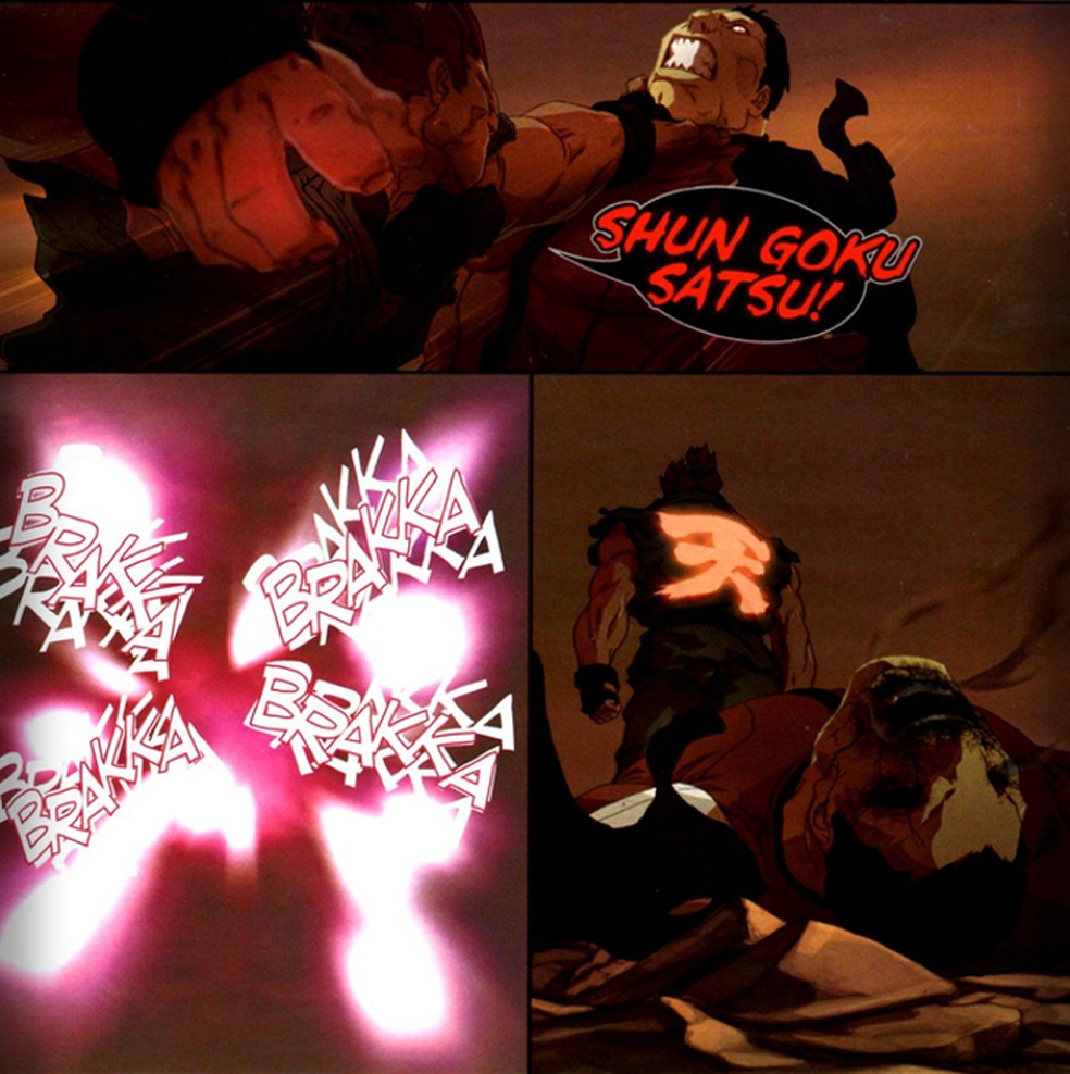 Akuma mata Bison no mangá (Foto: Reprodução / videogamewriters.com) — Foto: TechTudo