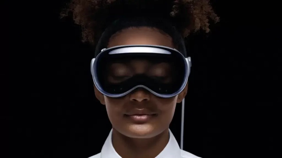 O Apple Vision Pro é o primeiro headset VR da gigante de Cupertino — Foto: Reprodução/Apple