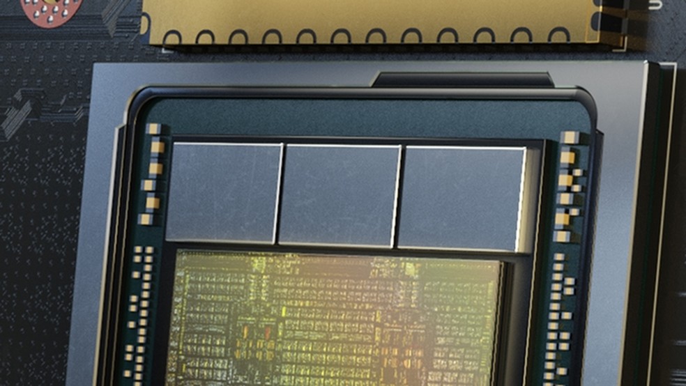 Placa de vídeo GeForce RTX 3050 é baseada na arquitetura Ampere, de 7 nm — Foto: Divulgação/Nvidia