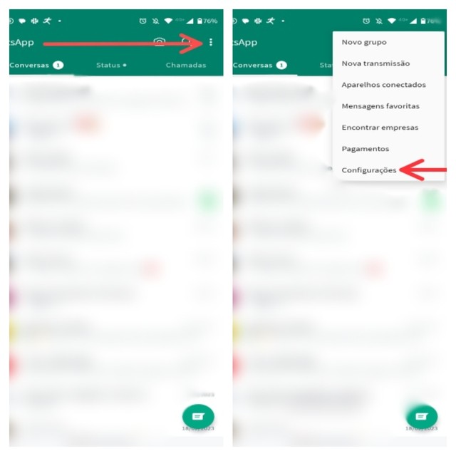 Como colocar foto de perfil no WhatsApp