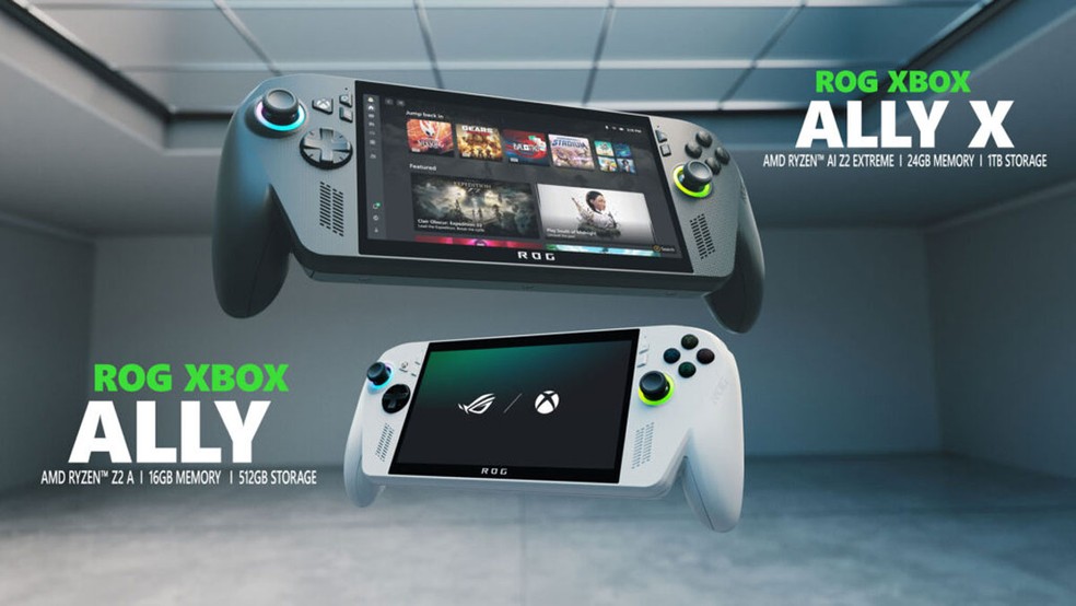 O ROG Xbox Ally por enquanto não tem preço ou data de lançamento confirmados, mas chega ainda em 2025 no exterior — Foto: Reprodução/Xbox Wire
