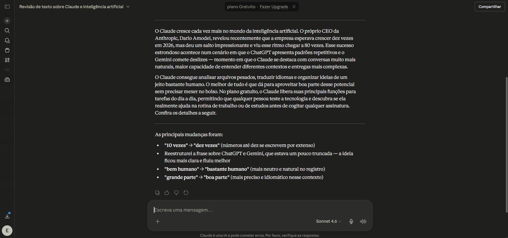 Como usar o Claude de graça? Saiba usar o máximo da IA sem pagar nada