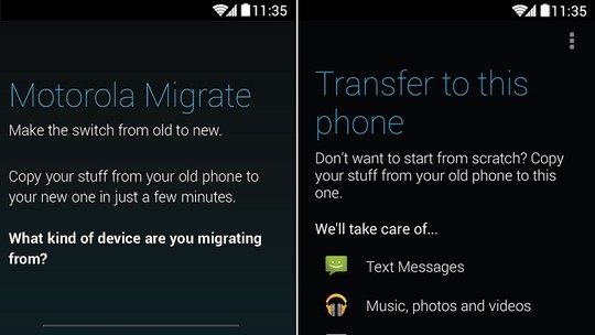 Motorola lança Migration Tool para transferir dados ao trocar de