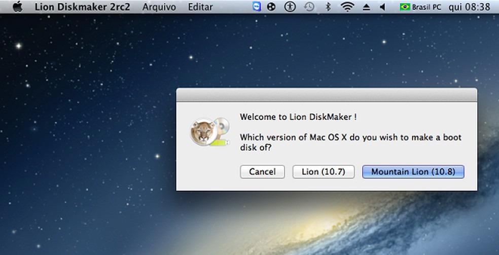 Como Criar Discos Bootáveis Do Mountain Lion Com O DiskMaker