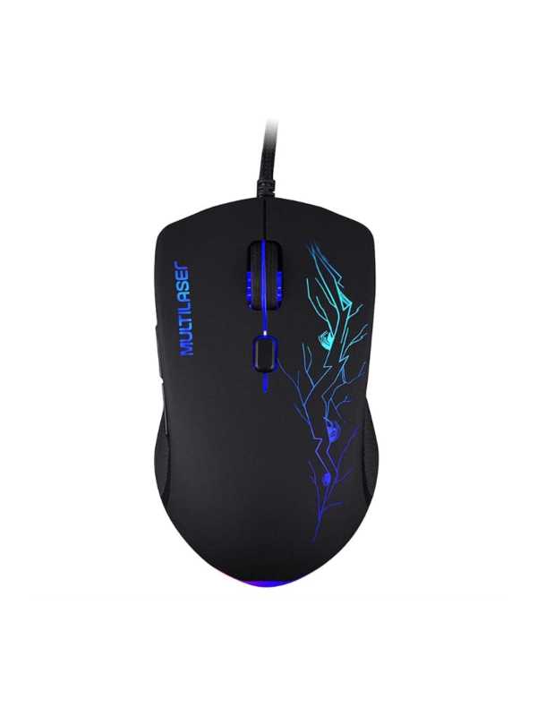 Mouse gamer Multilaser Sensor Pixart 3.200 DPI