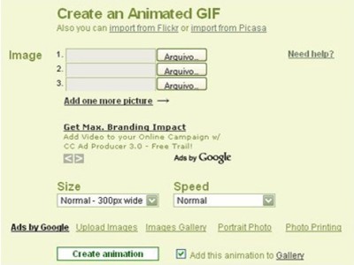 Criar GIFs animados online - Criar um GIF - Fazer um GIF - Picasion