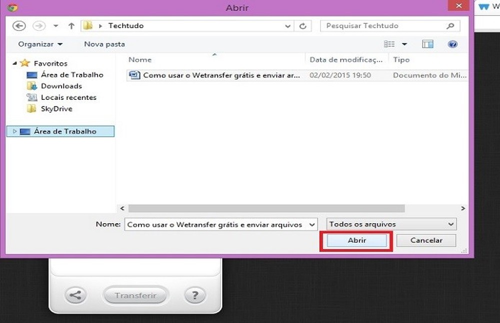 Como usar o WeTransfer grátis e enviar arquivos grandes sem login ou senha